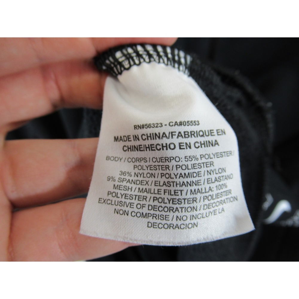 Nike Therma Taping Pullover Hoodie Sweatshirt Women Medium Black Pockets AV5903 - Picture 6 of 8